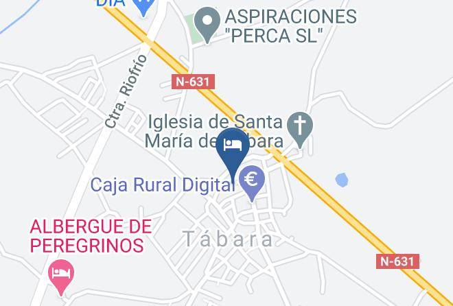 Zamora - Centro De Turismo Rural El Roble Maps