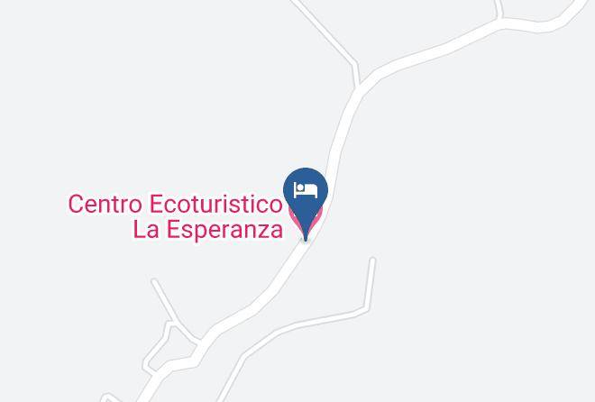 Centro Ecoturistico La Esperanza Map