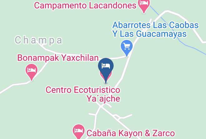 Ocosingo - Centro Ecoturistico Yaajche Maps