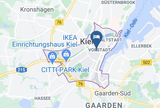 Kiel - Centro Hotel Consul Maps