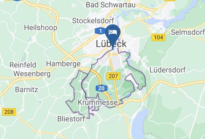Lubeck - Centro Hotel Kaiserhof Two Maps