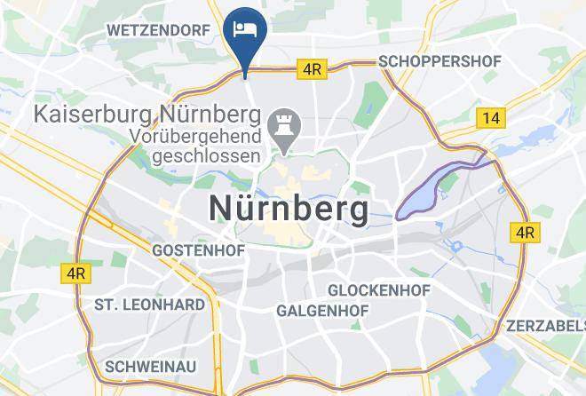 Centro Hotel Nurnberg Map