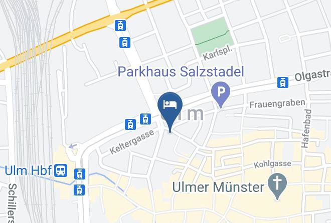 Ulm - Centro Hotel Stern Maps