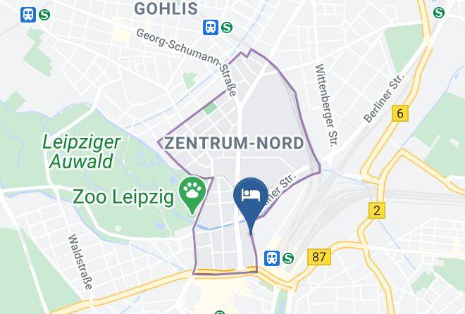 Hotel Big Mama Leipzig Map