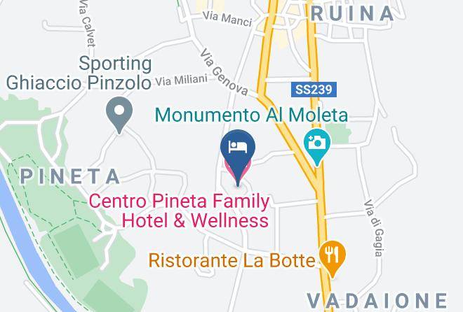 Trento - Centro Pineta Family Hotel & Wellness Maps