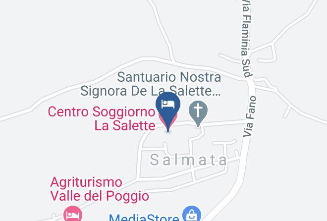 Perugia - Centro Soggiorno La Salette Maps