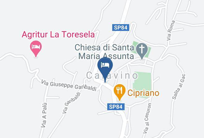 Centro Storico Calavino Map