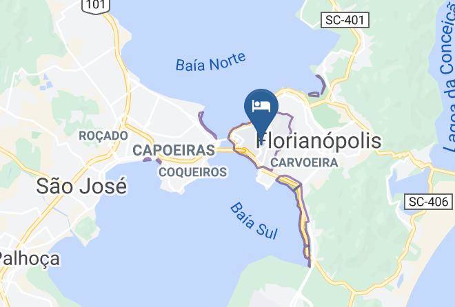 Florianopolis - Centro Sul Hotel Maps