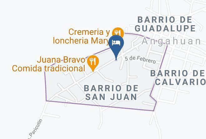 Uruapan - Centro Turistico De Angahuan Maps
