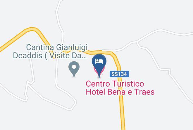 Sassari - Centro Turistico Hotel Bena E Traes Maps