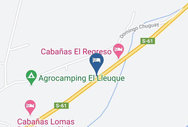 Centro Turistico Los Pioneros Melipeuco Map