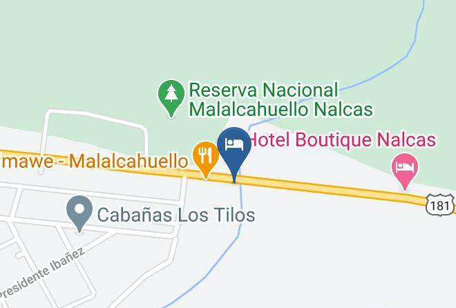 Malleco Province - Centro Turistico Malalcahuello Maps