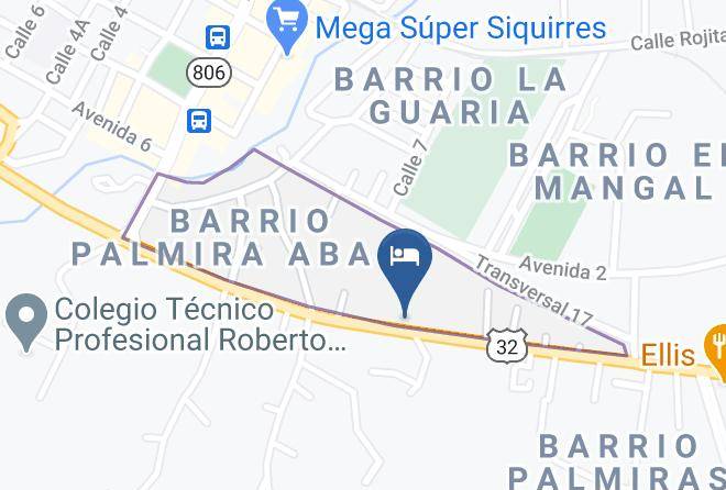 Siquirres - Centro Turistico Pacuare Maps