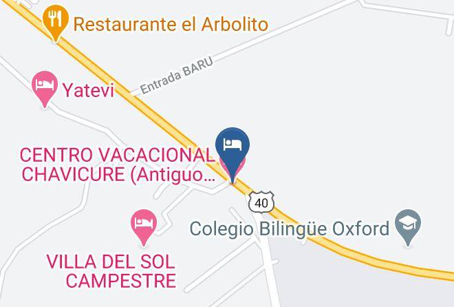 Centro Vacacional Chavicure Map