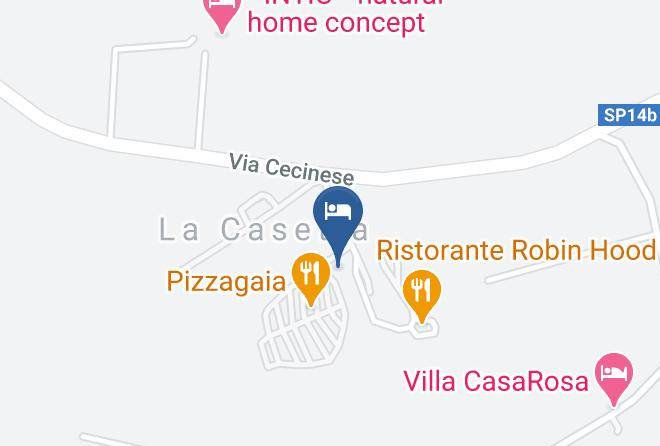 Pisa - Centro Vacanze La Casetta Maps