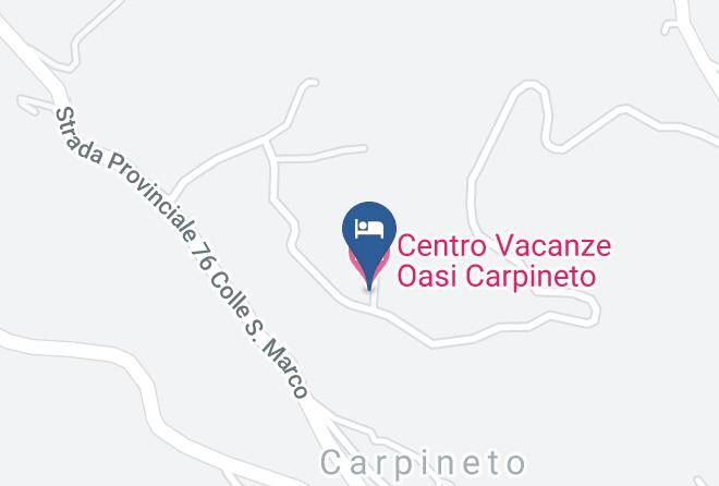 Ascoli Piceno - Centro Vacanze Oasi Carpineto Maps