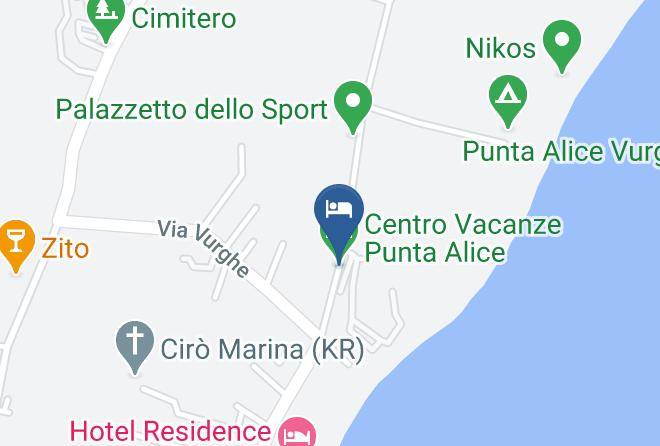 Crotone - Centro Vacanze Punta Alice Maps