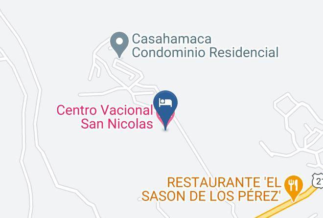Centro Vacional San Nicolas Map