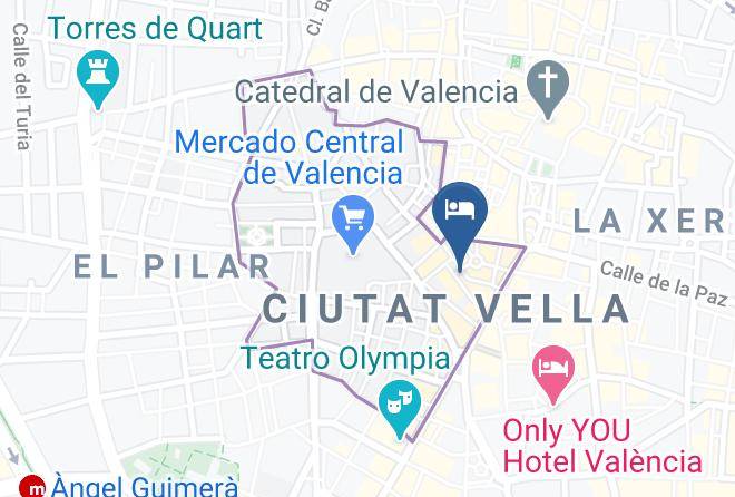 Valencia - Centro Valencia Calle Cerrajeros Maps