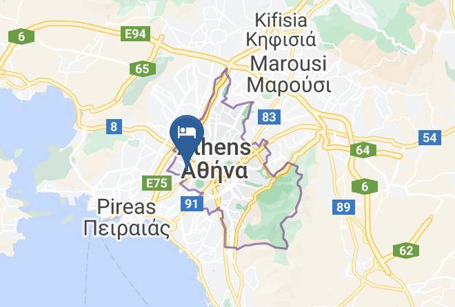 Central Athens - Centrum Hotel Maps