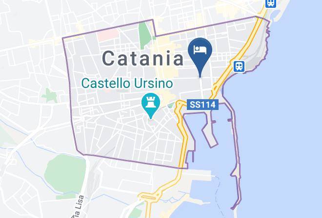 Catania - Centrum Hotel Catania Maps