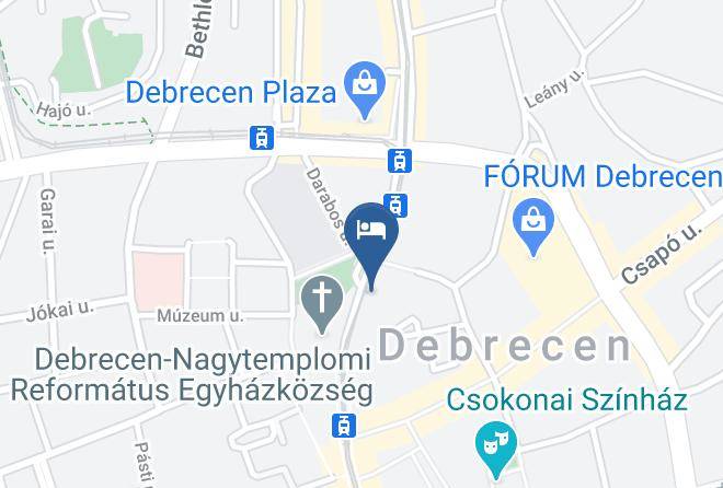 Debrecen - Centrum Hotel Maps