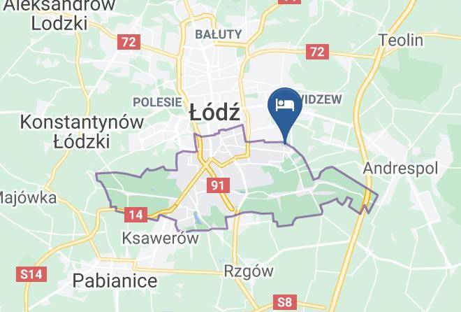 Lodz - Centrum Konferencyjno Bankietowe Rubin Maps
