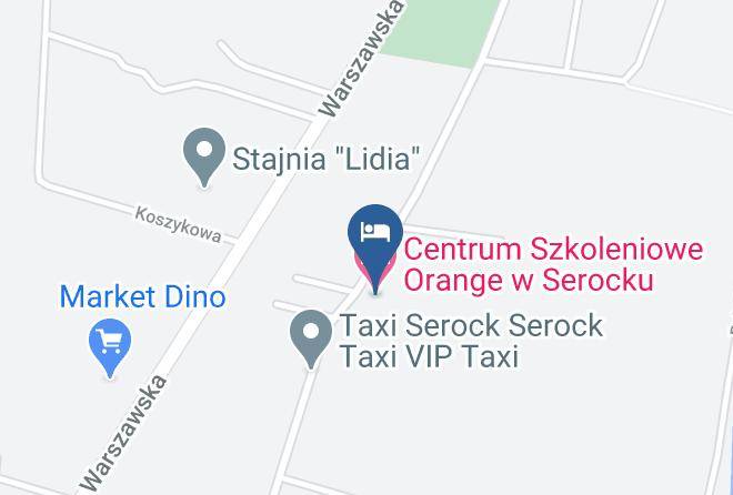 Centrum Szkoleniowe Orange W Serocku Map