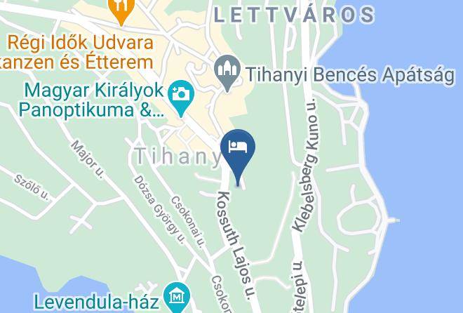 Tihany - Centrum Vendeghaz Maps
