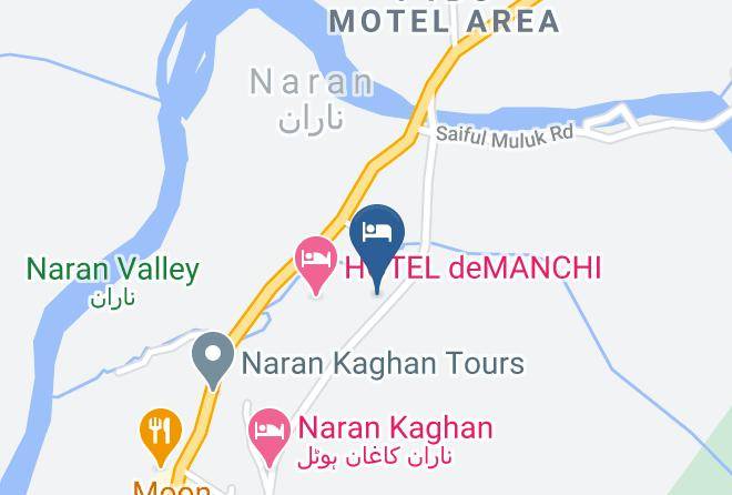 Peshawar - Centurian Hotel Naran Maps