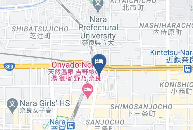 Nara City - Centurion Hotel Classic Nara Maps