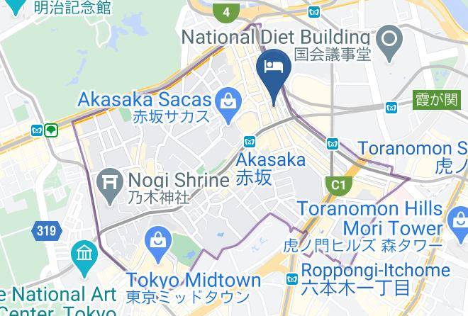 Minato Ward - Centurion Hotel Residential Akasaka Maps