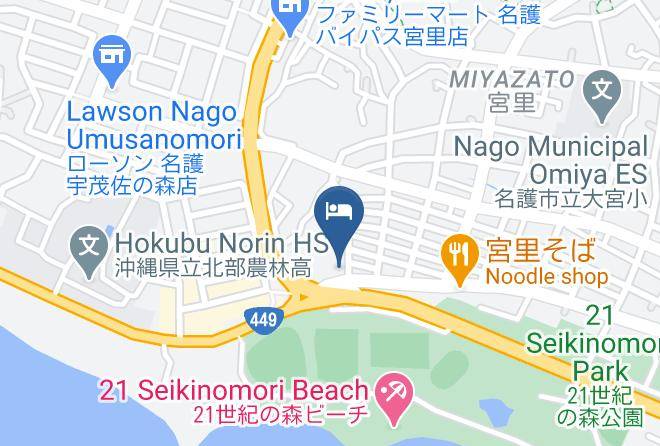 Nago City - Centurion Hotel Resort Okinawa Nago City Maps
