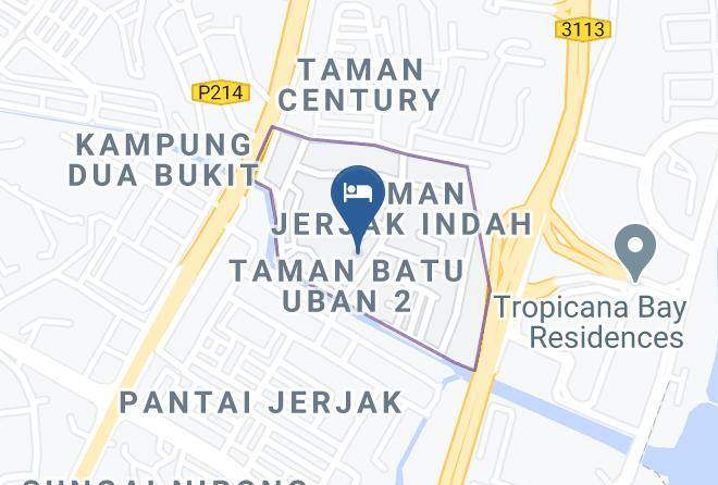 Paya Terubong - Century Bay Private Residence Maps