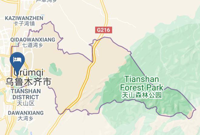 Urumqi - Century Haiyue Hotel Maps