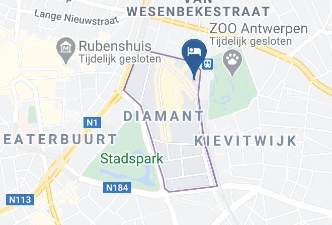 Antwerp - Century Hotel Maps