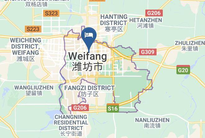 Weifang - Century Huarun Business Hotel Maps