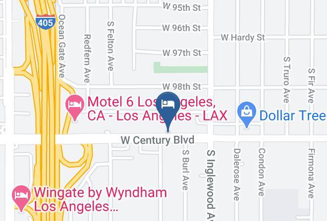 Los Angeles - Century Inn Maps
