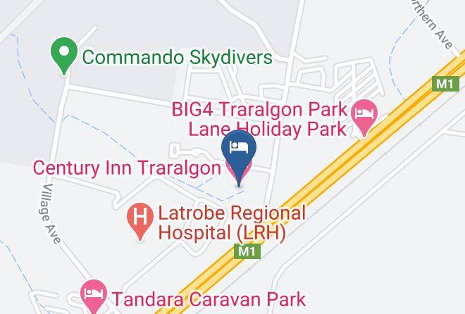 Latrobe - Century Inn Traralgon Maps
