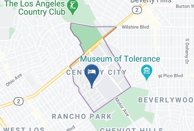 Los Angeles - Century Park Hotel Maps