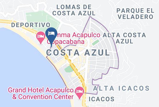 Acapulco De Juarez - Century Resorts Maps