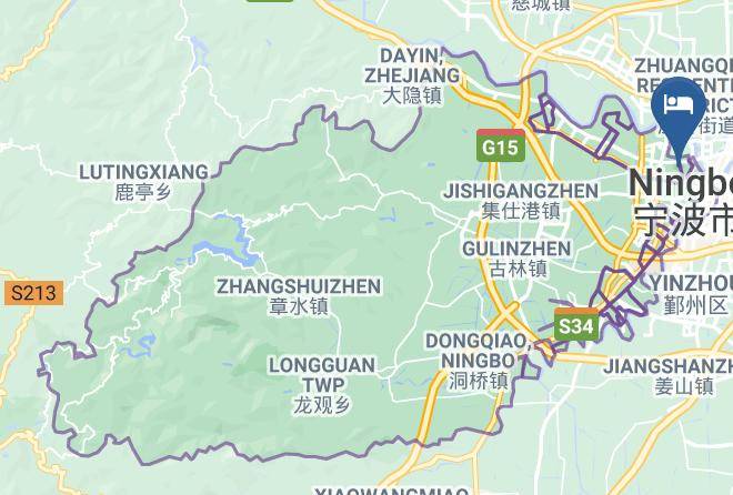 Ningbo - Century Shengye Hotel Maps