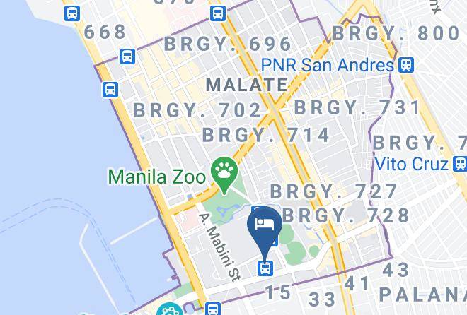 Metro Manila - Century Tsukiji Century Park Hotel Maps