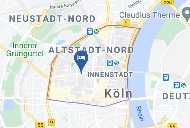 Cologne - Cerano Hotel Maps