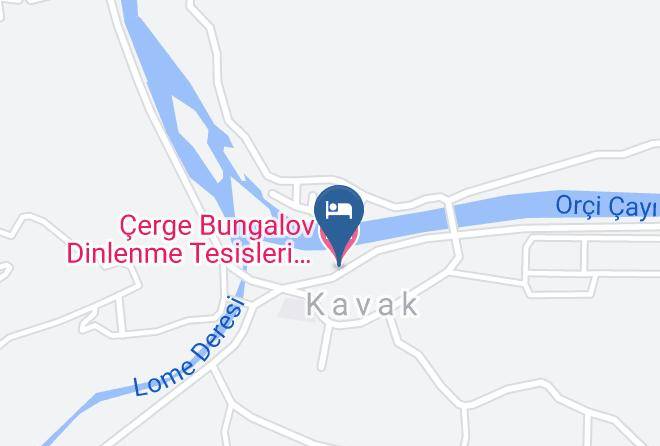 Arhavi - Cerge Bungalov Dinlenme Tesisleri Cafe & Restaurat Maps