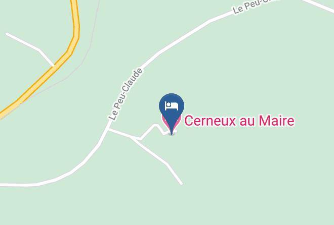 Franches Montagnes - Cerneux Au Maire Maps