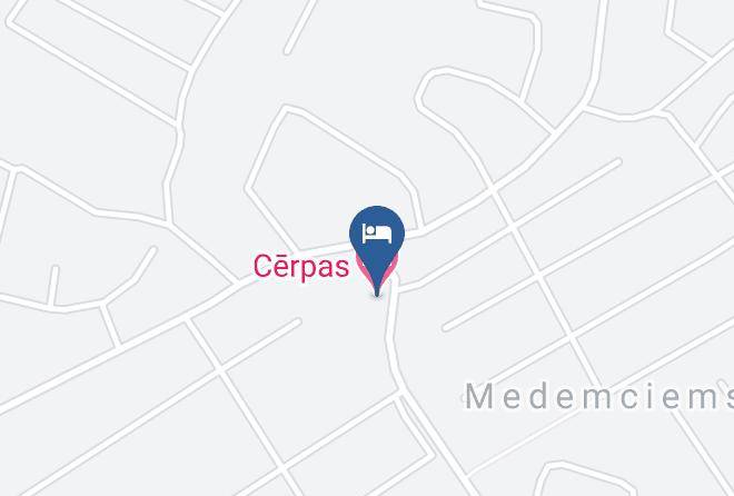 Olaine Parish - Cerpas Viesu Nams Maps