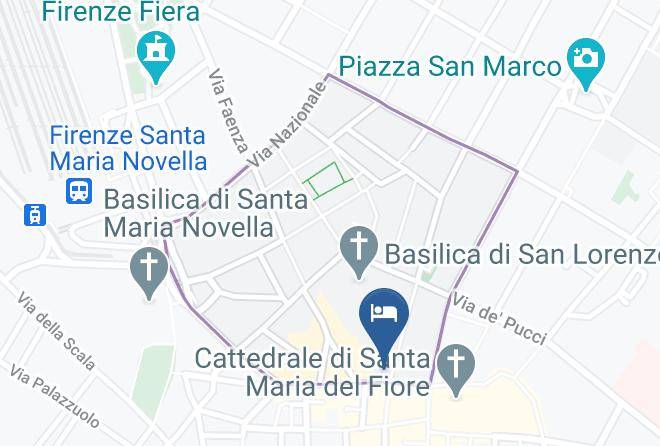 Florence - Cerretani Palace Luxury B&b Maps