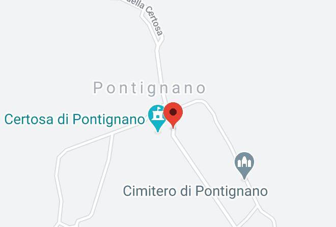 Certosa Di Pontignano Map