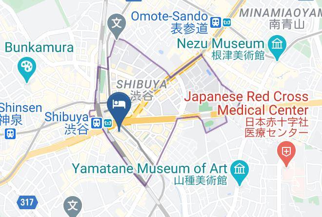 Shibuya Ward - Shibuya Stream Excel Hotel Tokyu Maps